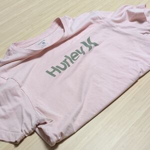 Hurley Light Pink Tee with Logo